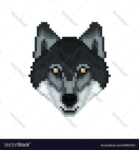 Wolf Pixel Art Pixel Art Pixel Art Pattern Pixel Art Templates Images