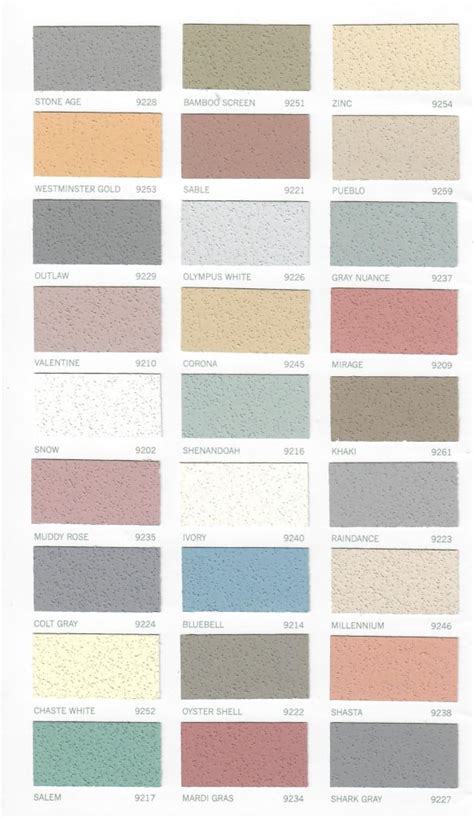 Omega Stucco Color Chart Warehouse Of Ideas