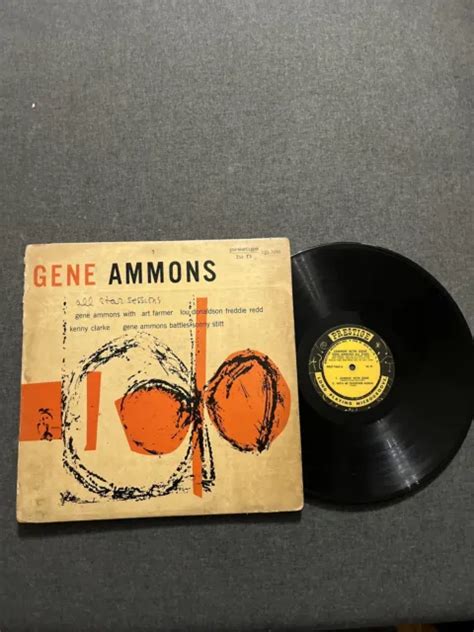 Gene Ammons All Star Sessions Vinyl Record Lp 9000 Picclick