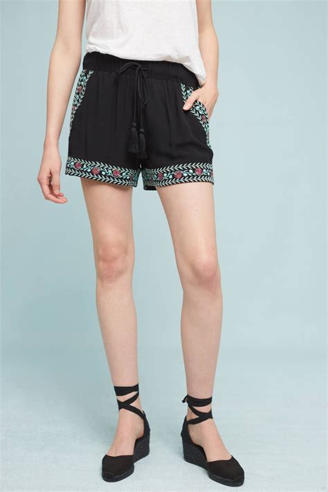 Pathway Embroidered Shorts | Embroidered shorts, Gym shorts womens, Shorts