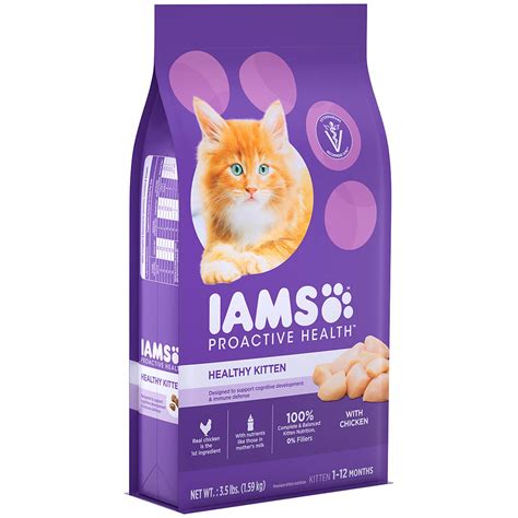 Iams Healthy Kitten Dry Cat Food With Chicken