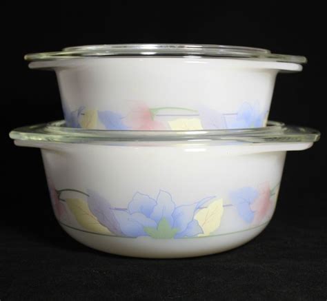 Get the best deals on casserole dish vintage original pottery & porcelain. Vintage Arcuisine Casserole Dish Set of 2 France Pyrex ...