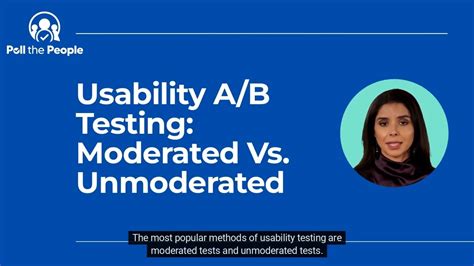 Usability Ab Testing Moderated Vs Unmoderated Youtube