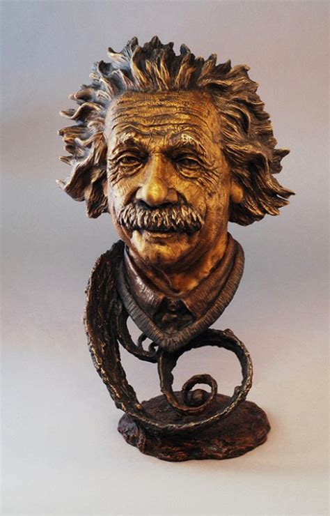 Handmade Custom Bronze Einstein Head Statue For Home Decoration