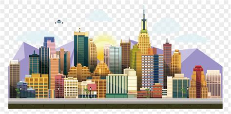 Cartoon City Png Imagepicture Free Download 400506028