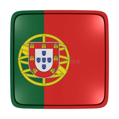 Portugal Flag Icon Stock Illustration Illustration Of Portuguese