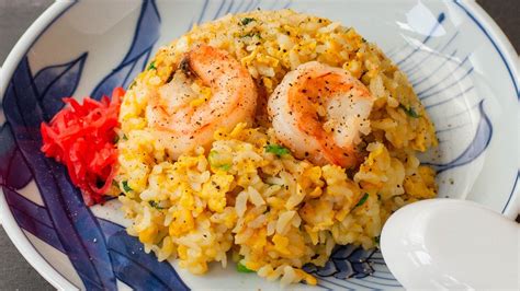 Japanese Shrimp Fried Rice Yakimeshi Straight Up Eats