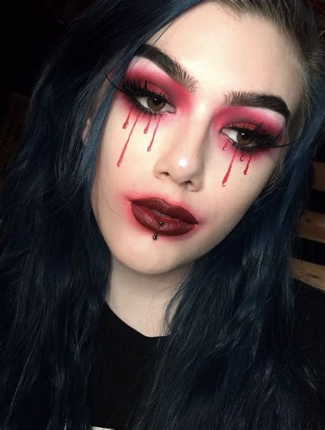 Cute Clown Makeup Halloween Makeup Inspiration Halloween Eyes Scary Makeup Vampire Makeup