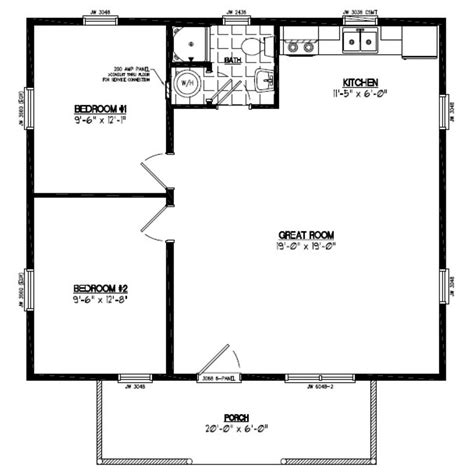 26 X 40 House Floor Plans Floorplansclick
