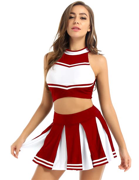 womens sexy cheerleader uniform outfit school girl cosplay fancy dress costume ebay