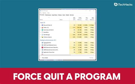 How To Force Quit A Program On Windows 11 Haktechs