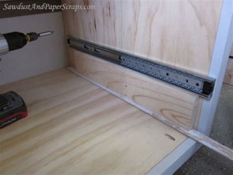 How To Install Cabinet Drawer Glides