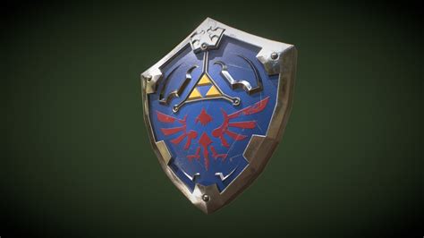 Hylian Shield 3d Model By Hetra Hedon Hetrahedon 77ae364 Sketchfab