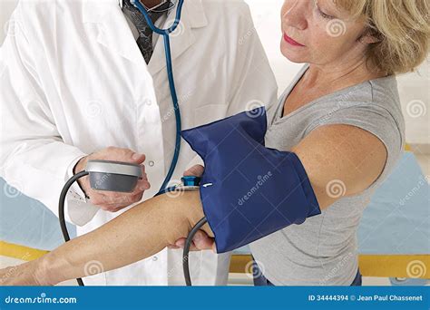 Doctor Examination Blood Pressure Measurement Stock Photo Image Of