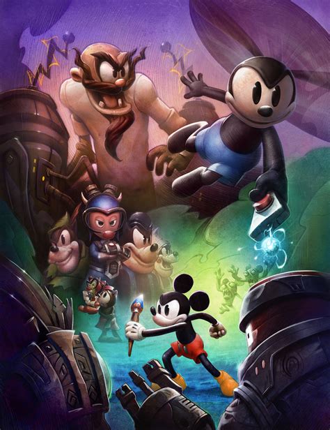 Disney Epic Mickey 2 The Power Of Two Concept Art By