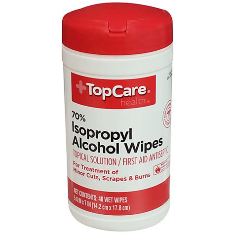 70 Isopropyl Alcohol First Aid Antiseptic Topical Solution Wipes