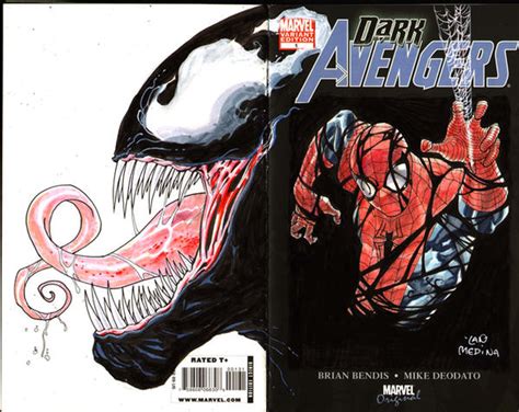 Spidey Venom Dark Avengers By Thepunisherone On Deviantart