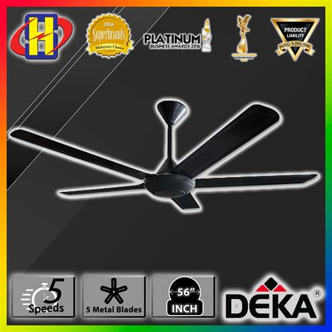 Cara pasang saklar kipas gantung regulator kipas yang paling mudah. Deka Ceiling Fan DK10 5 Blades and 5 Speeds with Regulator ...
