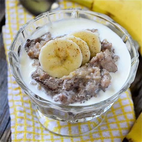 Crock Pot Banana Bread Oatmeal Recipe Tammilee Tips