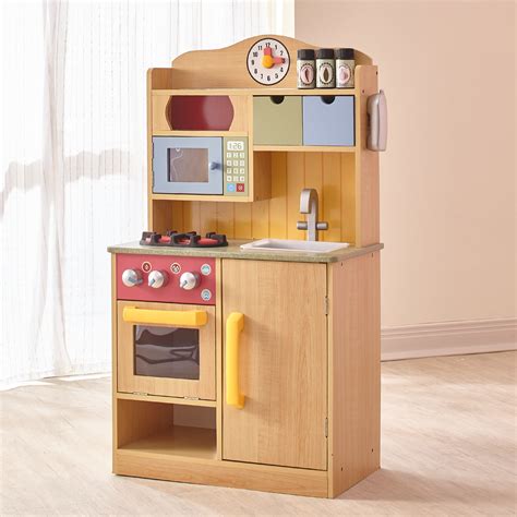 Teamson Kids Little Chef Wooden Play Kitchen With Accessories And Reviews