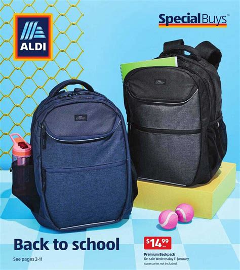 Premium Backpack Offer At Aldi