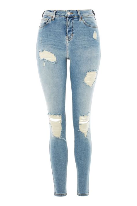 Moto Bleach Super Ripped Jamie Jeans Jeans Clothing Topshop Usa Cute Ripped Jeans Girls