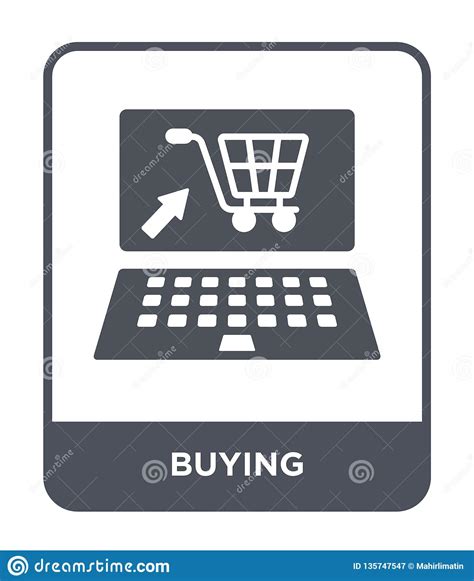 Buying Icon In Trendy Design Style. Buying Icon Isolated On White Background. Buying Vector Icon 