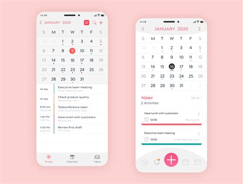 Awesome Calendar App Designs And How To Make Your Own Justinmind