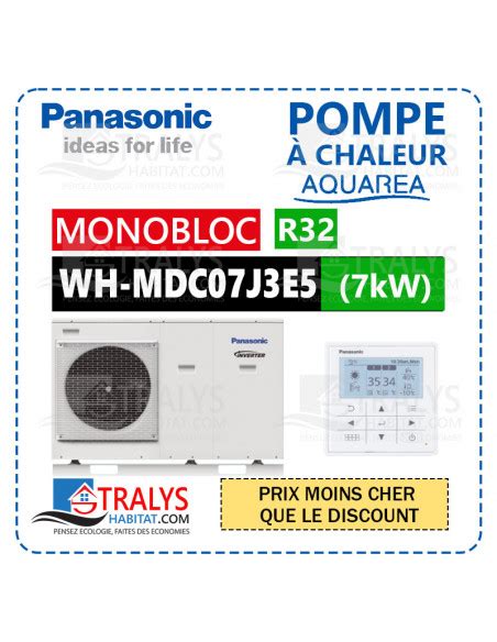 Pompe Chaleur Kw Aquarea Haute Performance Monobloc G N Ration J