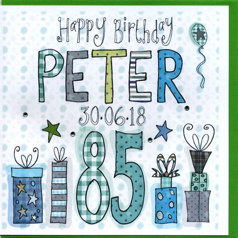 85th Birthday Card By Claire Sowden Design