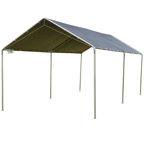 Outsunny 10 X 20 Heavy Duty Carport Awning Canopy With Included