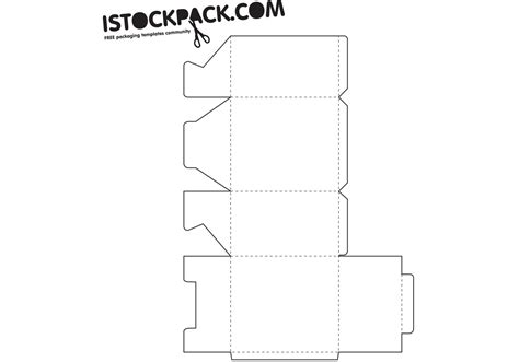 Free Vector Packaging Box Template Printable Templates