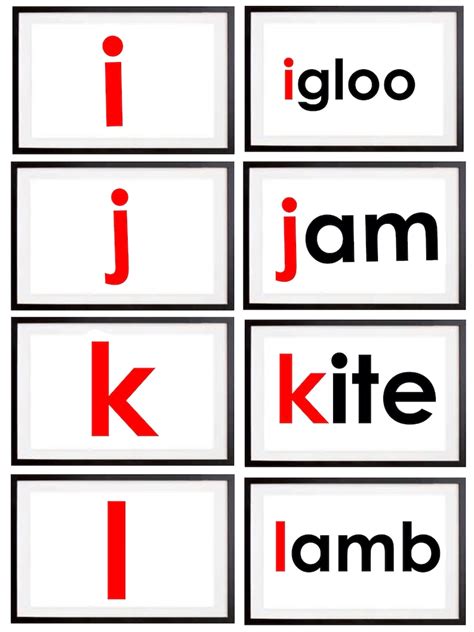 Alphabet A Z Phonics Flashcards 84 Pdf Full A4 Alphabet Flashcards