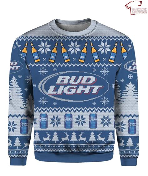 Bud Light Christmas Ugly Sweater Ideas T Shirts Low Price