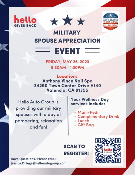May 26 Spa Day For Military Spouses 05 05 2023