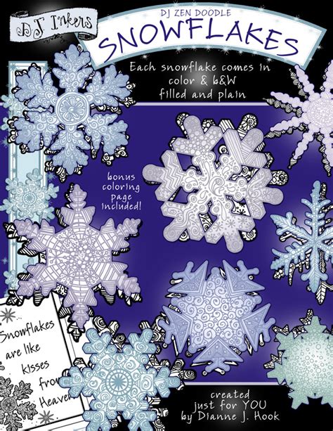 Snowflake Coloring Book Clip Art Library Clip Art Library