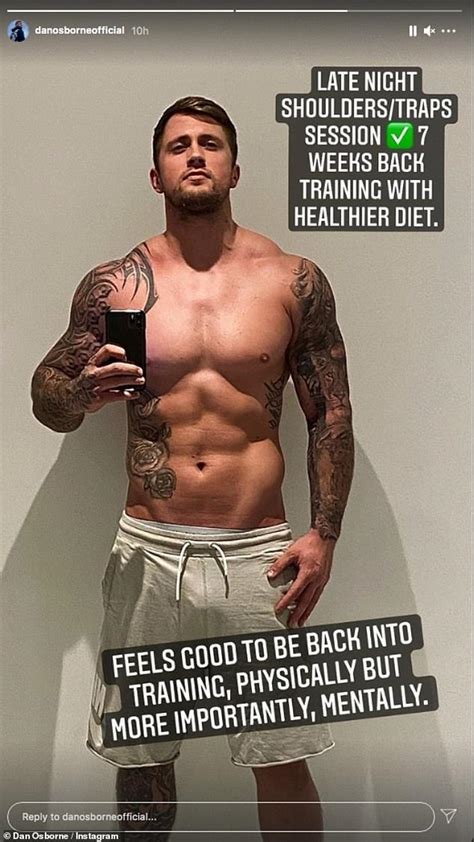 Dan Osborne Shows Off 7 Week Body Transformation As He Poses For Shirtless Snap Sound Health