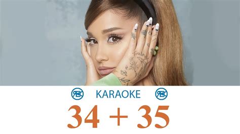 Ariana Grande 34 35 Karaoke Instrumental Youtube