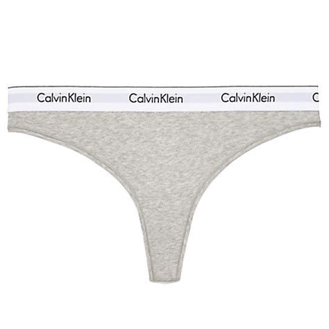 Calvin Klein Modern Cotton Grey Thong Women From Daniel Department Store Uk