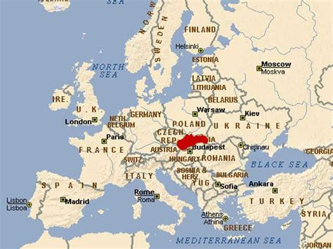 mapa de eslovaquia recope