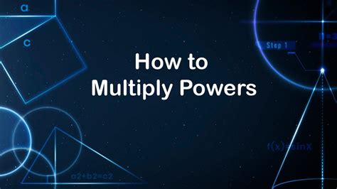 How To Multiply Powers Youtube