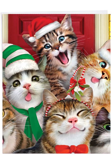 The Best Card Company Adorable Jumbo Merry Christmas Card 85 X 11