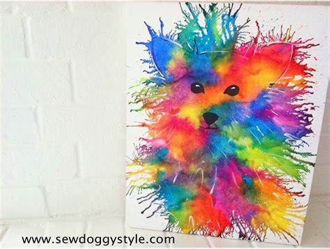 Sew Doggystyle Diy Crayon Art