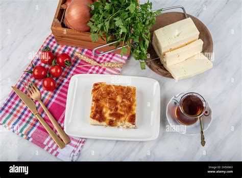 Turkish Su Borek Or Burek Turkish Pastry Traditional Turkish Cuisine