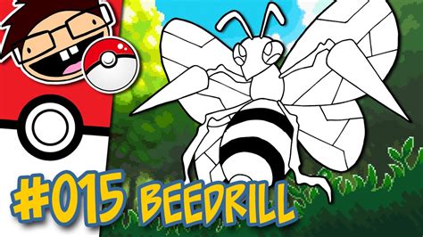 How To Draw 015 Beedrill Narrated Easy Step By Step Tutorial
