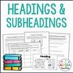 Headings and Subheadings Activities