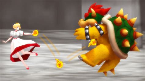 Mmd Peach Vs Bowser By 2234083174 On Deviantart