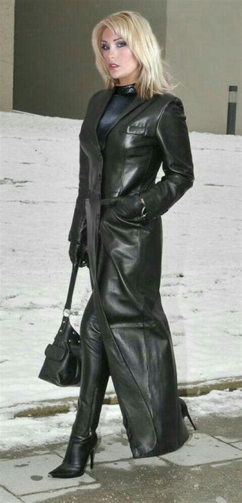 lederlady long leather coat sexy leather outfits leather dresses
