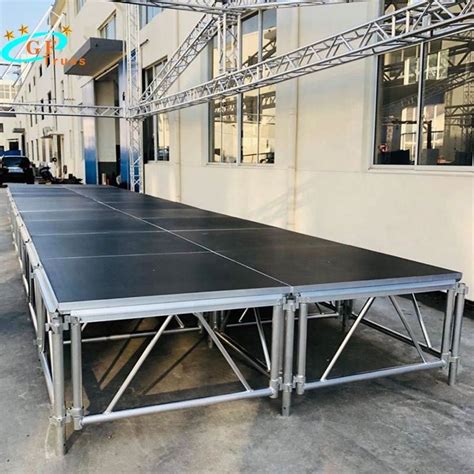 Plexiglass Portable Aluminium Stage Platform 122122m