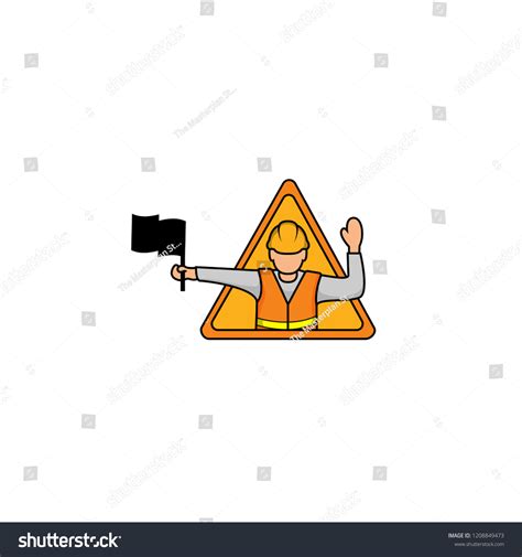 179 Construction Flagger Images Stock Photos And Vectors Shutterstock
